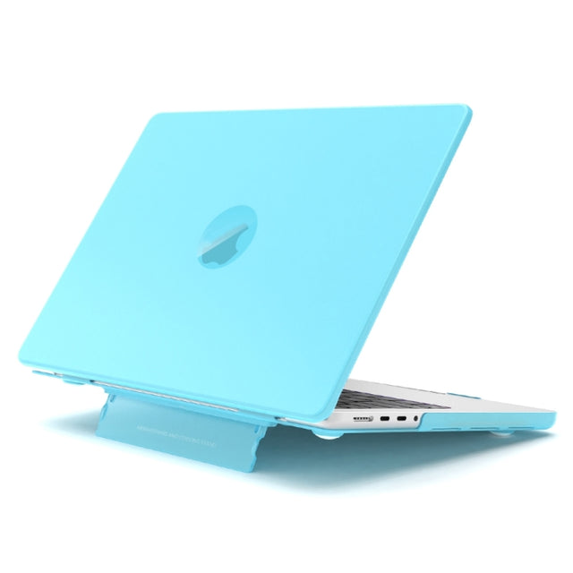 For Macbook Pro 16.2 2023 A2991/A2780 Frosted Translucent Laptop Protective Case(Blue)