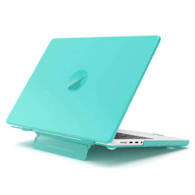 For Macbook Pro 16.2 2023 A2991/A2780 Frosted Translucent Laptop Protective Case(Mint Green)