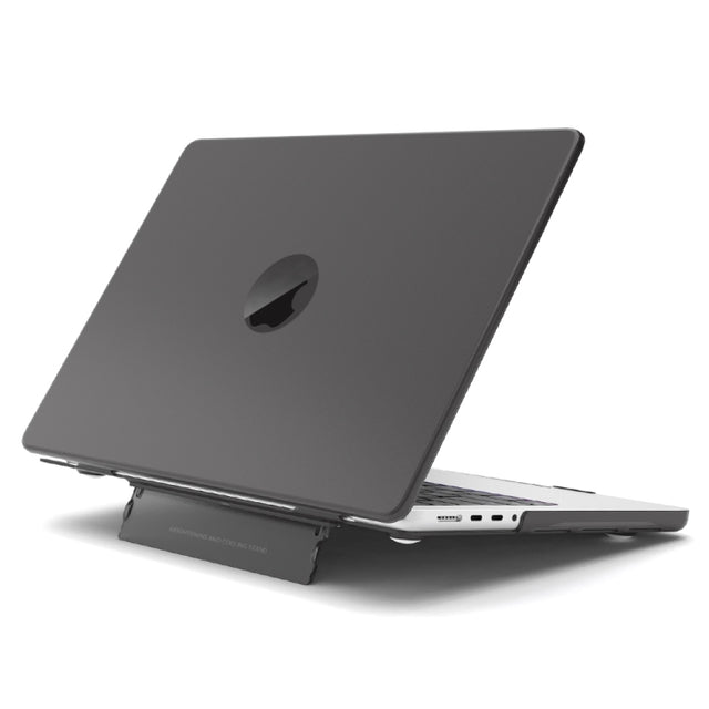 For Macbook Pro 16.2 2023 A2991/A2780 Frosted Translucent Laptop Protective Case(Black)