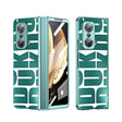 For Honor Magic V Integrated Electroplating Folding Phone Case with Hinge(Green) - Honor Cases by PMC TechLife | Online Shopping South Africa | PMC TechLife | Buy Now Pay Later Mobicred