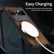 For Google Pixel Fold Integrated Napa Texture All-inclusive Phone Case with Hinge(Brown)