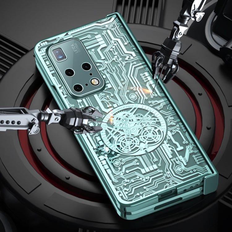For Huawei Mate X2 Mechanical Legend Integrated Electroplating All-inclusive Phone Case(Silver)