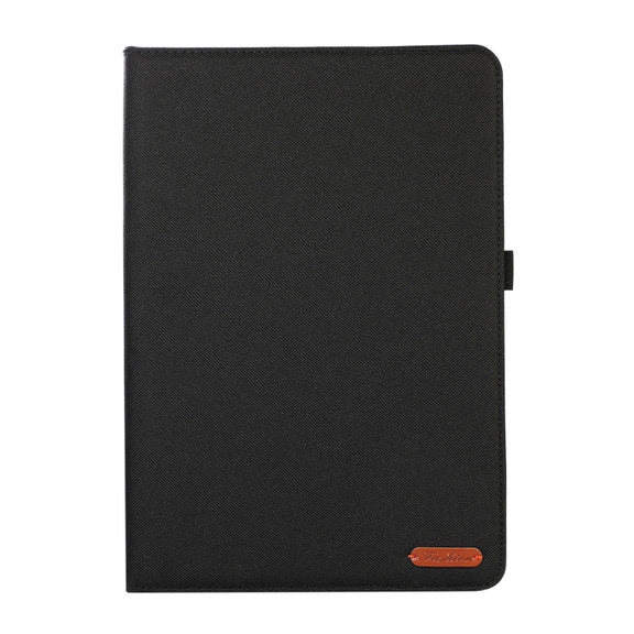 For Microsoft Surface Pro 4/5/6/7 Fabric Leather Tablet Case(Black)