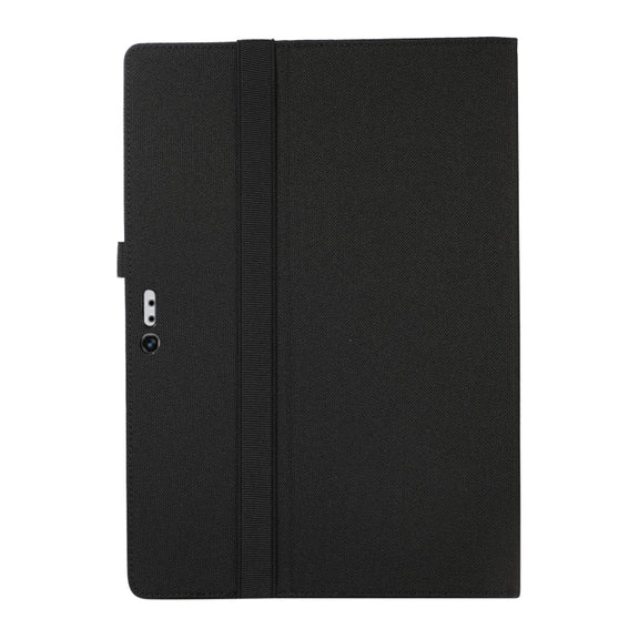 For Microsoft Surface Pro 4/5/6/7 Fabric Leather Tablet Case(Black)