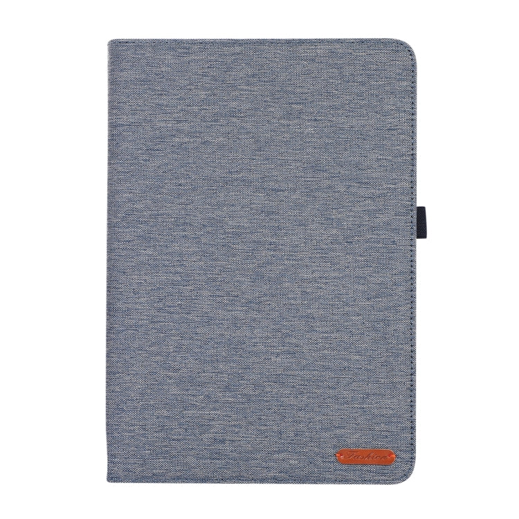 For Microsoft Surface Pro 4/5/6/7 Fabric Leather Tablet Case(Blue)