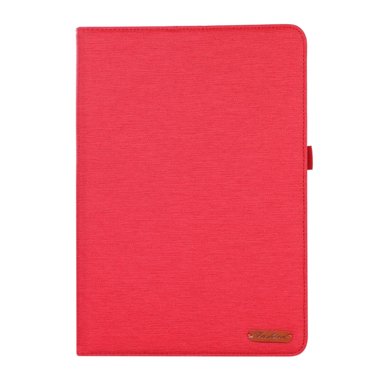 For Microsoft Surface Pro 4/5/6/7 Fabric Leather Tablet Case(Red)
