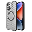 For iPhone 14 Plus R-JUST RJ57 CD Pattern MagSafe Cooling Phone Case(Silver) - iPhone 14 Plus Cases by R-JUST | Online Shopping South Africa | PMC TechLife