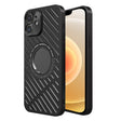 For iPhone 12 R-JUST RJ57 CD Pattern MagSafe Cooling Phone Case(Black) - iPhone 12 / 12 Pro Cases by R-JUST | Online Shopping South Africa | PMC TechLife | Buy Now Pay Later Mobicred