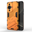 For Huawei nova 11 Pro 4G Punk Armor 2 in 1 PC + TPU Phone Case with Holder(Orange) - Huawei Cases by PMC TechLife | Online Shopping South Africa | PMC TechLife | Buy Now Pay Later Mobicred