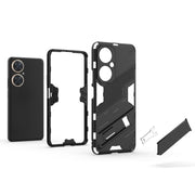 For Huawei nova 11i 4G Punk Armor 2 in 1 PC + TPU Phone Case with Holder(Blue)