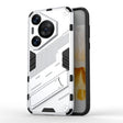 For Huawei Pura 70 Pro / 70 Pro+ Punk Armor 2 in 1 PC + TPU Phone Case with Holder(White) - Huawei Cases by PMC TechLife | Online Shopping South Africa | PMC TechLife | Buy Now Pay Later Mobicred