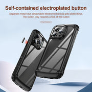 For iPhone 16 Pro TPU + PC Lens Protection Phone Case(Black)