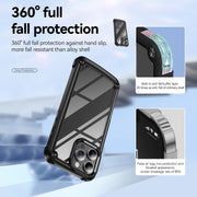 For iPhone 16 Pro TPU + PC Lens Protection Phone Case(Black)