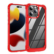 For iPhone 16 Pro Max TPU + PC Lens Protection Phone Case(Red) - iPhone 16 Pro Max Cases by PMC TechLife | Online Shopping South Africa | PMC TechLife | Buy Now Pay Later Mobicred