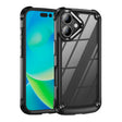 For iPhone 16 Plus TPU + PC Lens Protection Phone Case(Black) - iPhone 16 Plus Cases by PMC TechLife | Online Shopping South Africa | PMC TechLife | Buy Now Pay Later Mobicred