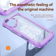 For iPhone 16 Plus TPU + PC Lens Protection Phone Case(Purple)