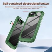 For iPhone 16e TPU + PC Lens Protection Phone Case(Green)