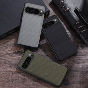 For Google Pixel 9 Nylon Cloth Texture Shockproof PC+TPU Phone Case(Red)