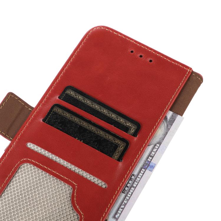 For iPhone 17 Crazy Horse Top Layer Cowhide Leather Phone Case(Red)