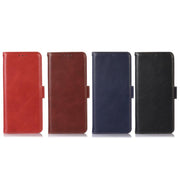 For iPhone 17 Crazy Horse Top Layer Cowhide Leather Phone Case(Brown)