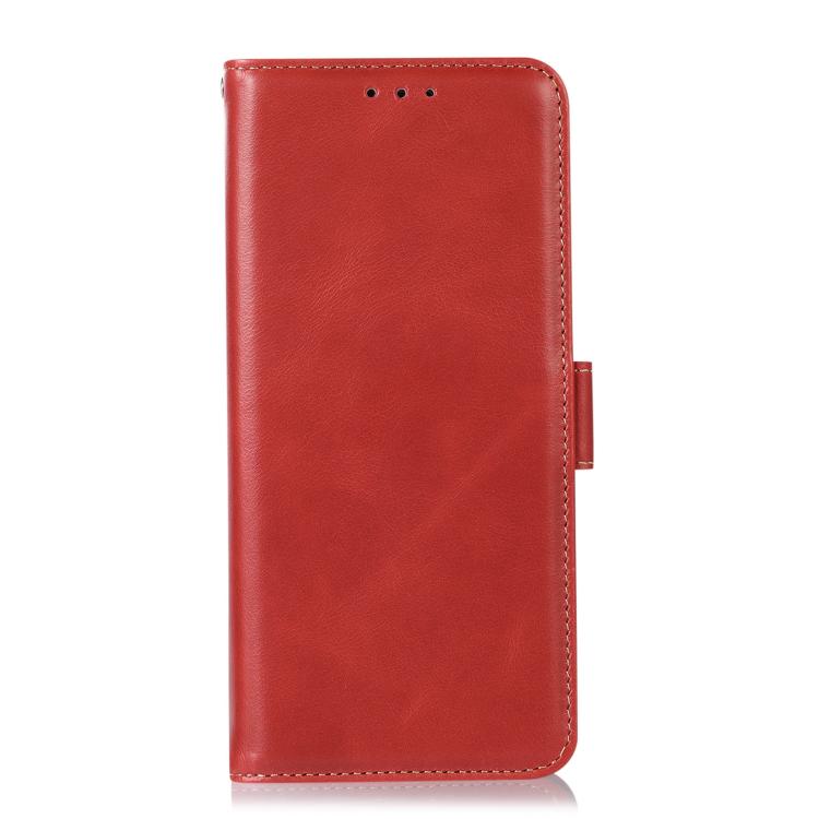 For iPhone 17 Pro Max Crazy Horse Top Layer Cowhide Leather Phone Case(Red)