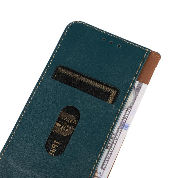 For iPhone 16e KHAZNEH Nappa Top Layer Cowhide Leather Phone Case(Green)