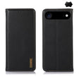 For iPhone 17 Air KHAZNEH Nappa Top Layer Cowhide Leather Phone Case(Black) - free shipping - PMc TechLife - Order now!