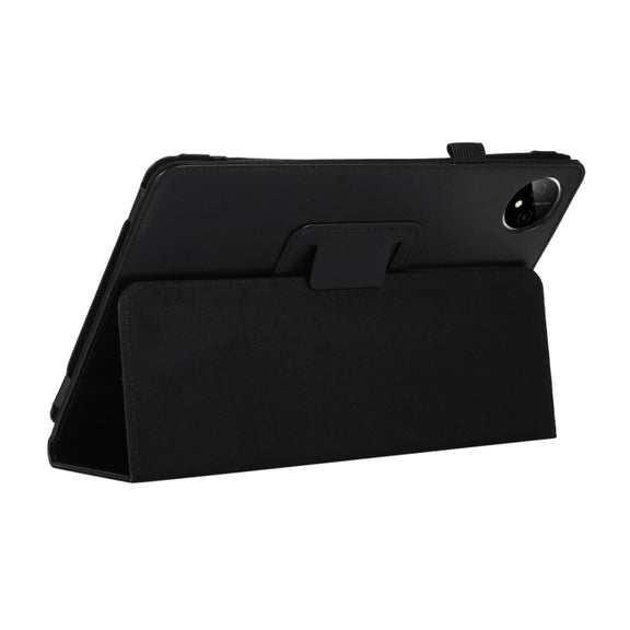 For Huawei MatePad Pro 11 2024 Litchi Texture Leather Tablet Case with Holder(Black)