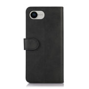 For iPhone 16e Cow Texture Leather Phone Case(Black)