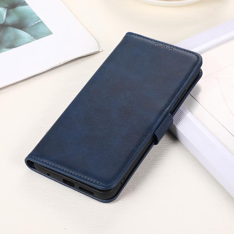 For iPhone 16e Cow Texture Leather Phone Case(Blue)