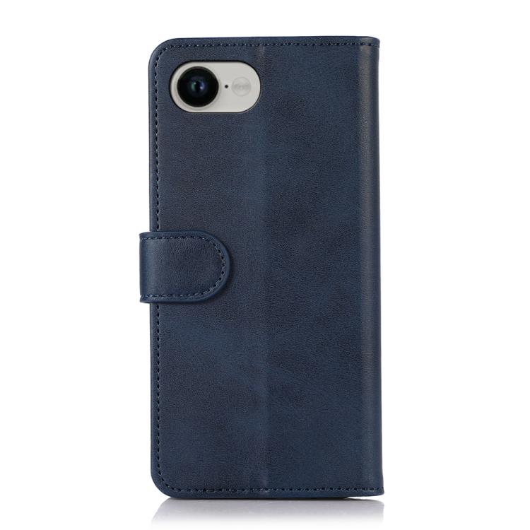 For iPhone 16e Cow Texture Leather Phone Case(Blue)