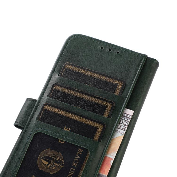 For iPhone 16e Cow Texture Leather Phone Case(Green)