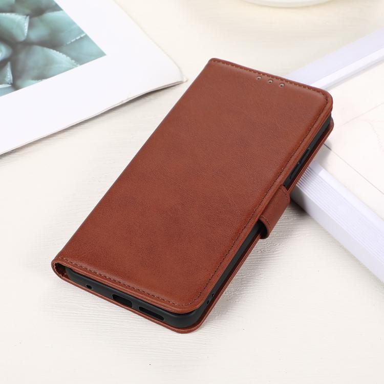 For iPhone 16e Cow Texture Leather Phone Case(Brown)