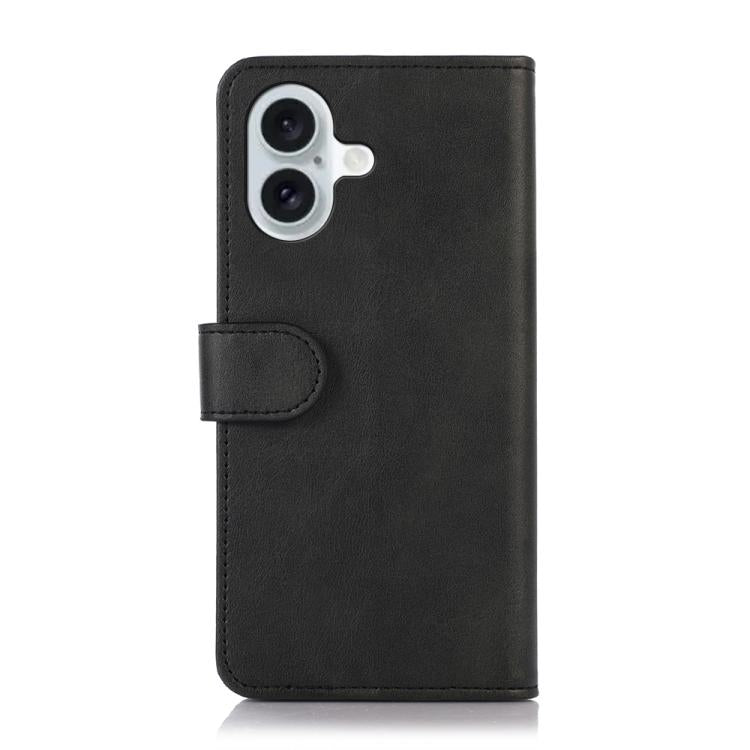 For iPhone 17 Cow Texture Leather Phone Case(Black)