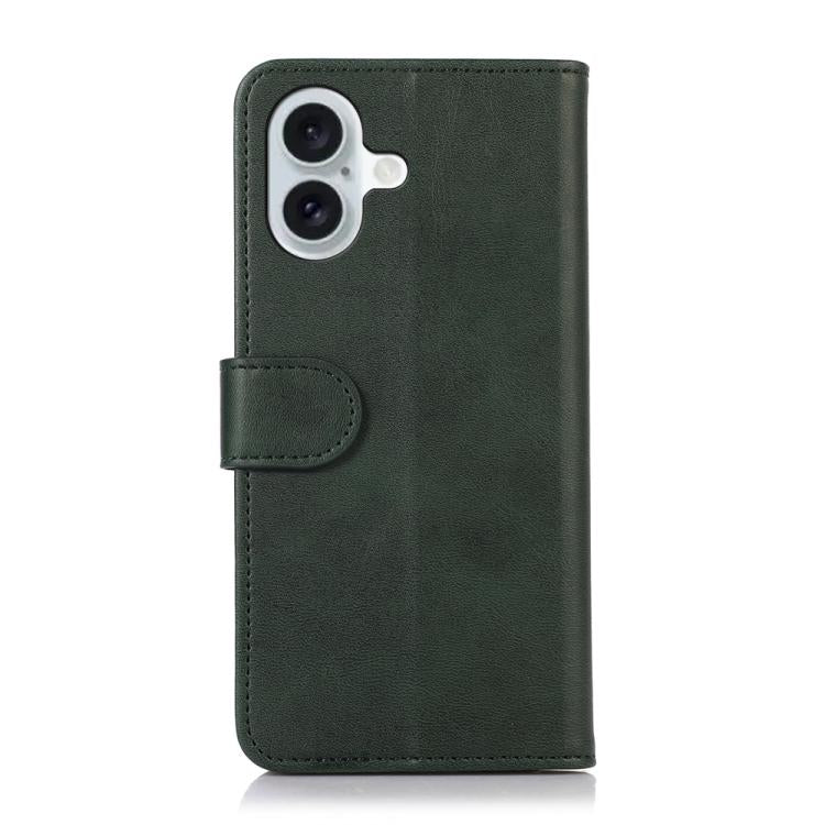 For iPhone 17 Cow Texture Leather Phone Case(Green)