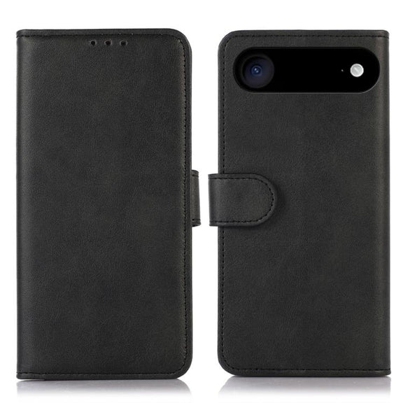 For iPhone 17 Air Cow Texture Leather Phone Case(Black)