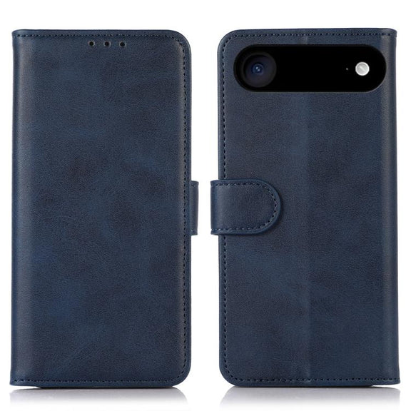 For iPhone 17 Air Cow Texture Leather Phone Case(Blue)