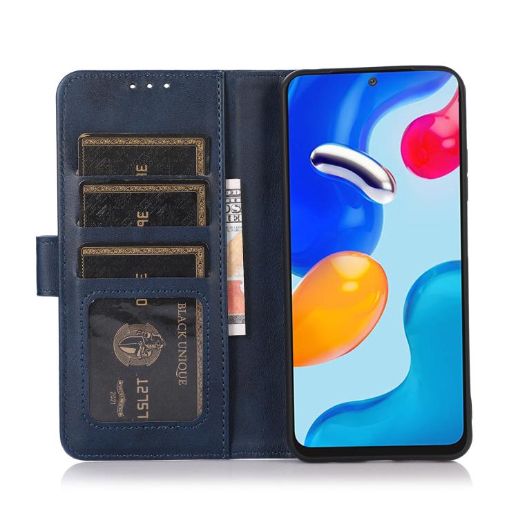 For iPhone 17 Pro Cow Texture Leather Phone Case(Blue)