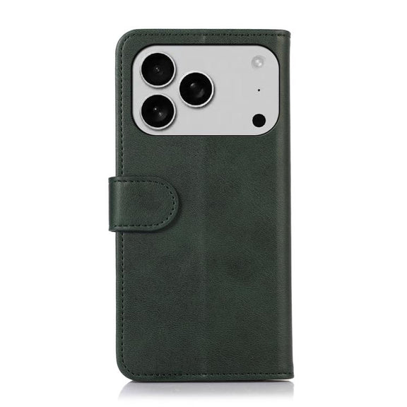 For iPhone 17 Pro Cow Texture Leather Phone Case(Green)