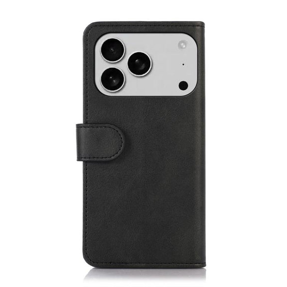 For iPhone 17 Pro Max Cow Texture Leather Phone Case(Black)