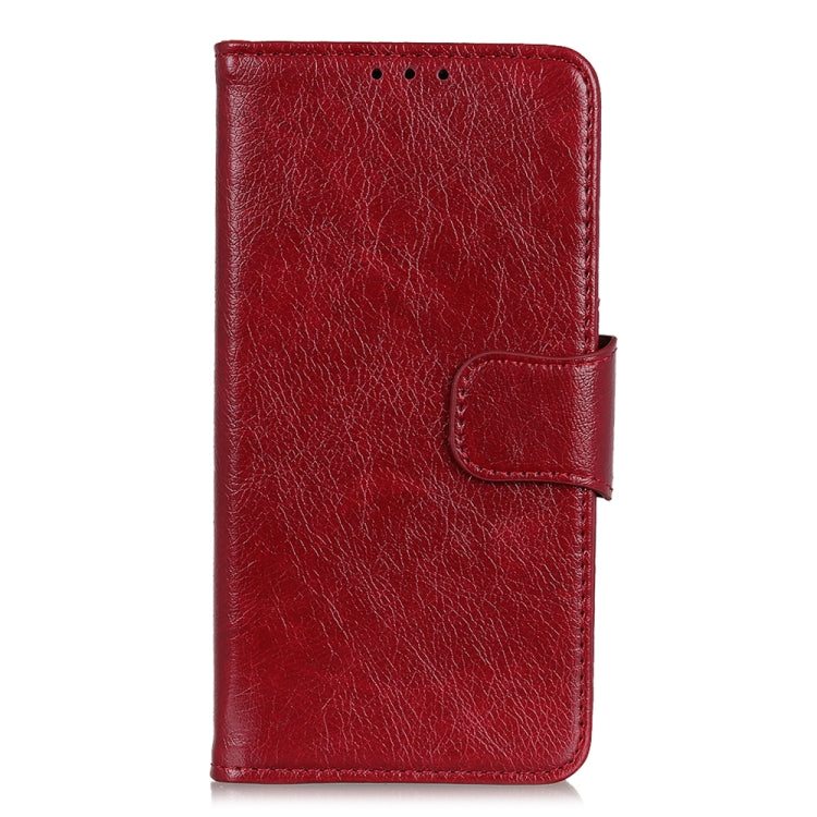 For iPhone 16 Pro Nappa Texture Leather Case(Red)