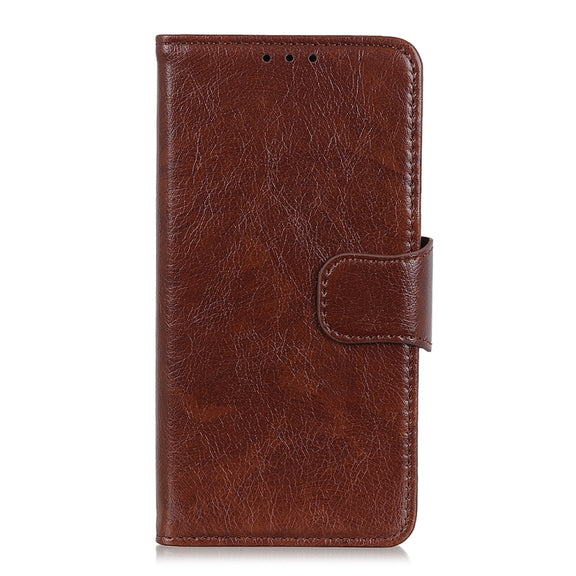 For iPhone 16 Pro Nappa Texture Leather Case(Brown)