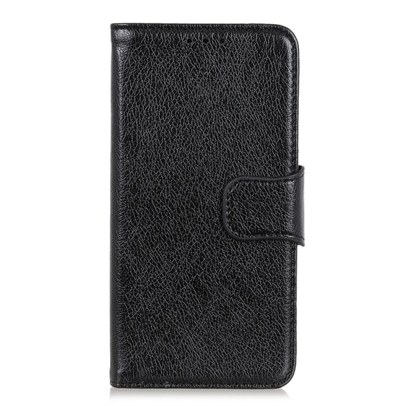 For iPhone 16 Plus Nappa Texture Leather Case(Black)