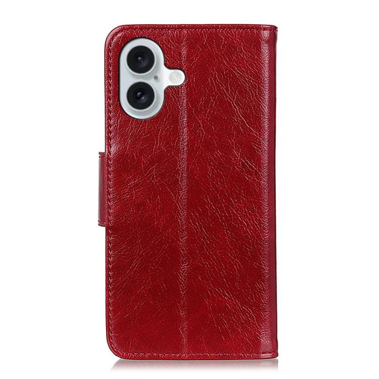 For iPhone 17 Nappa Texture Leather Case(Red)