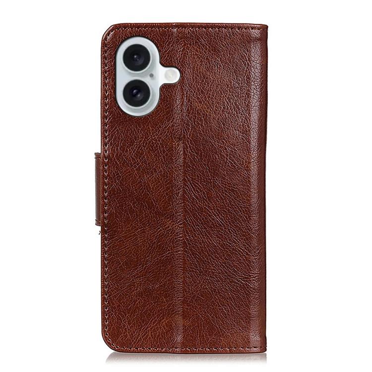 For iPhone 17 Nappa Texture Leather Case(Brown)