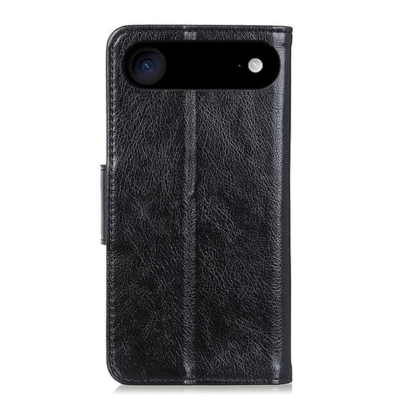 For iPhone 17 Air Nappa Texture Leather Case(Black)