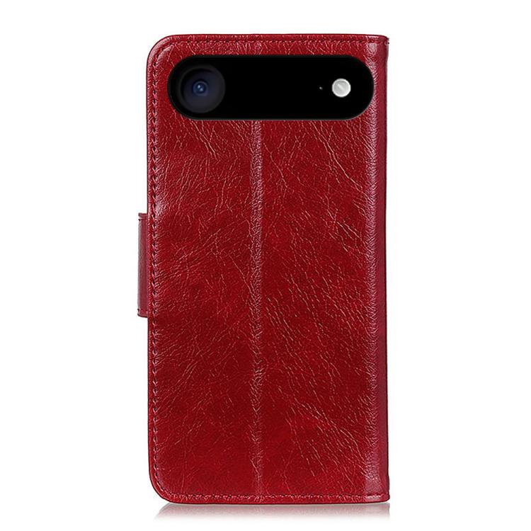 For iPhone 17 Air Nappa Texture Leather Case(Red)