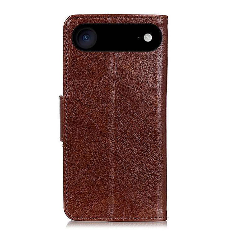 For iPhone 17 Air Nappa Texture Leather Case(Brown)