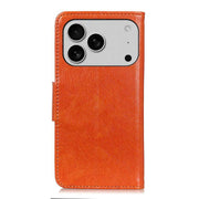 For iPhone 17 Pro Nappa Texture Leather Case(Orange)