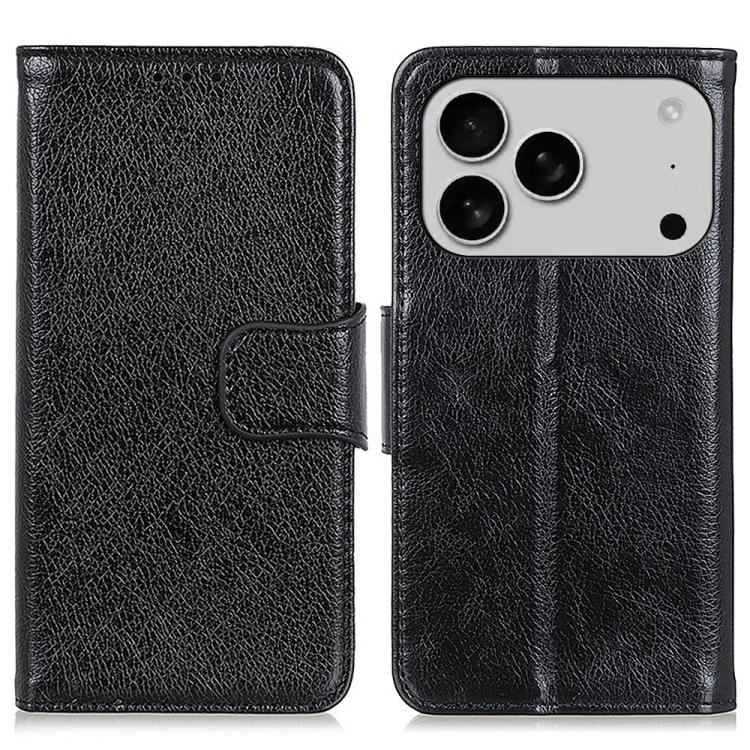 For iPhone 17 Pro Nappa Texture Leather Case(Black)